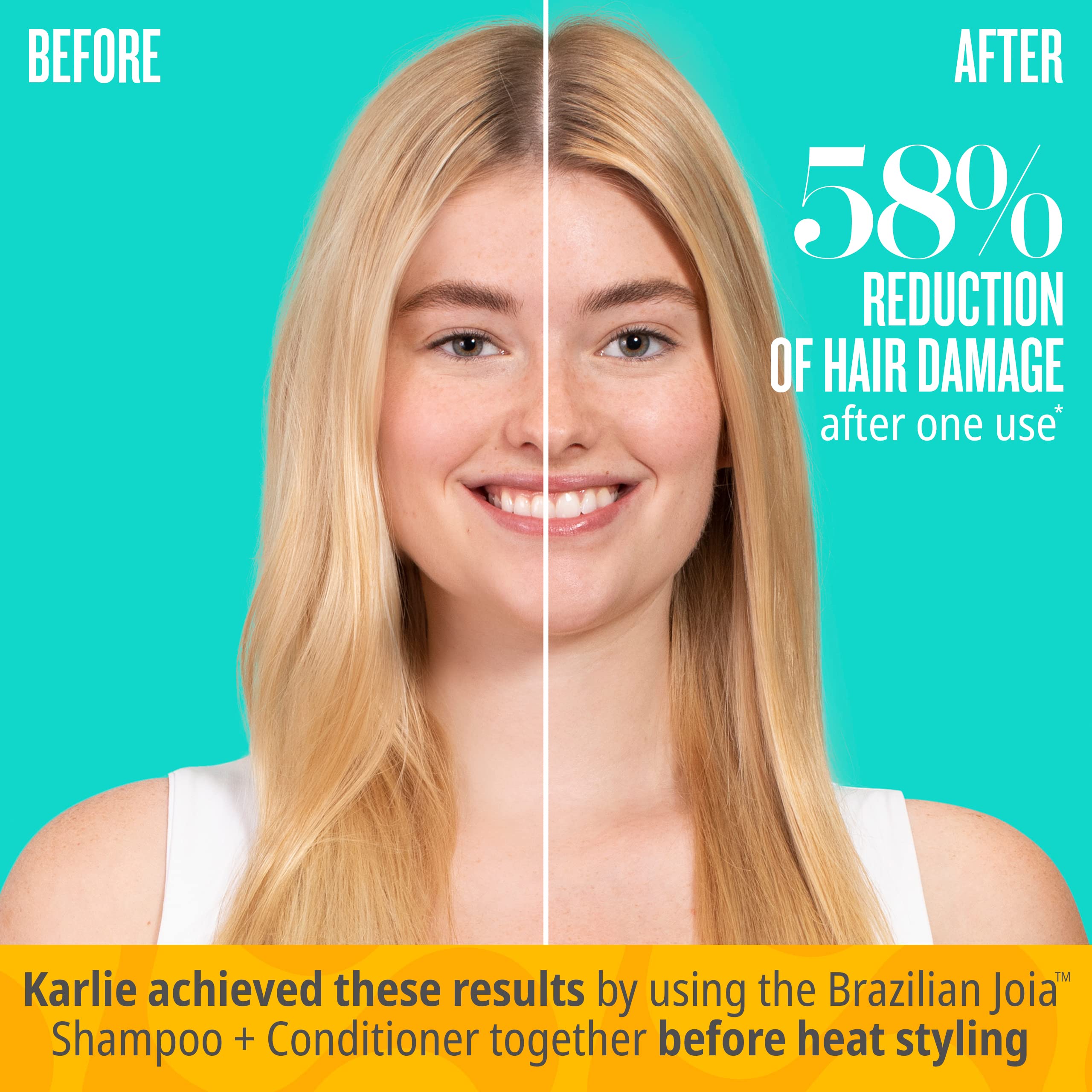 Sol de Janeiro Brazilian Joia shampoo view with package and key botanicals visible.