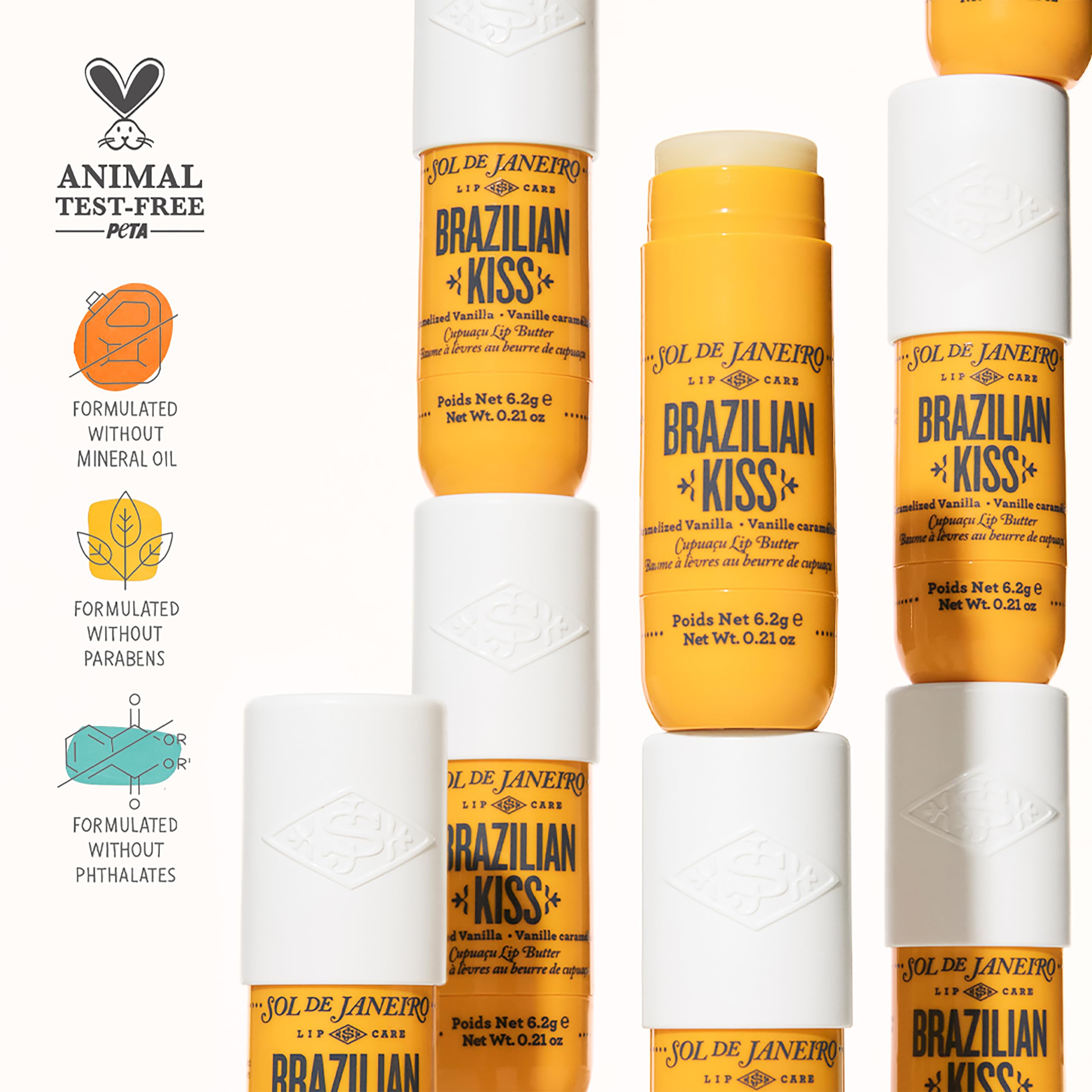 Sol de Janeiro acai oil provides antioxidant-rich nourishment for lips.