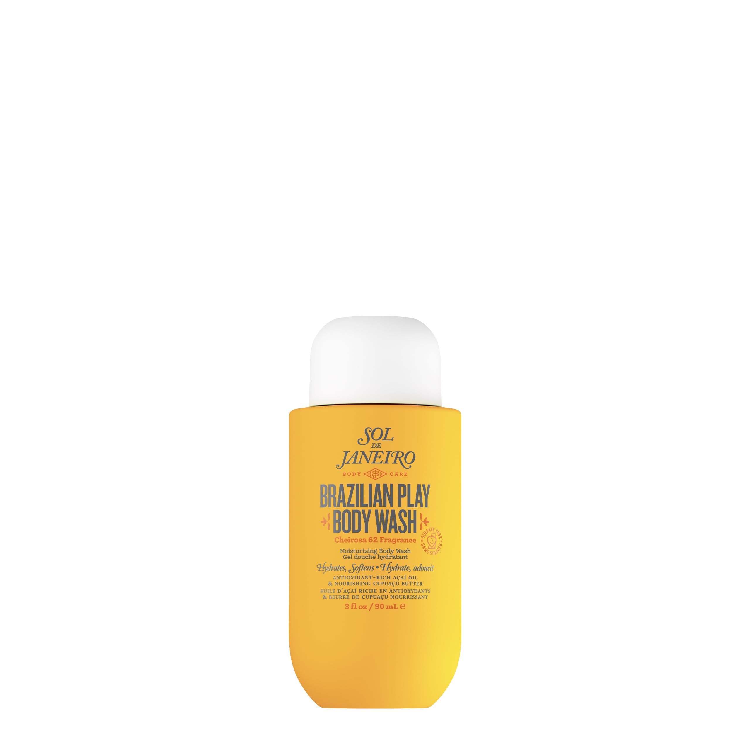 Sol de Janeiro Gel de Ducha frente a la botella, limpieza suave y aroma tentador