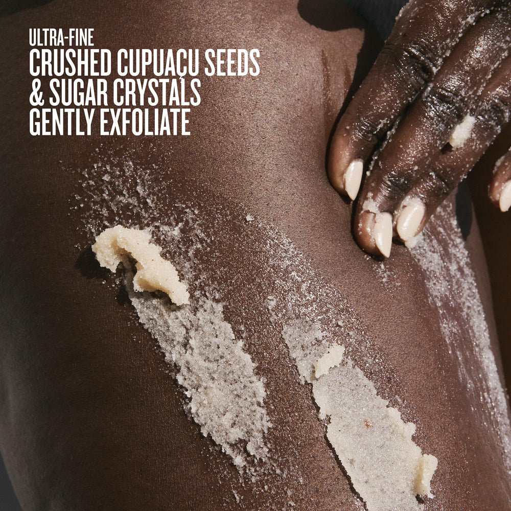 Cupuaçu seeds highlight in Sol de Janeiro Bum Bum Scrub ingredients