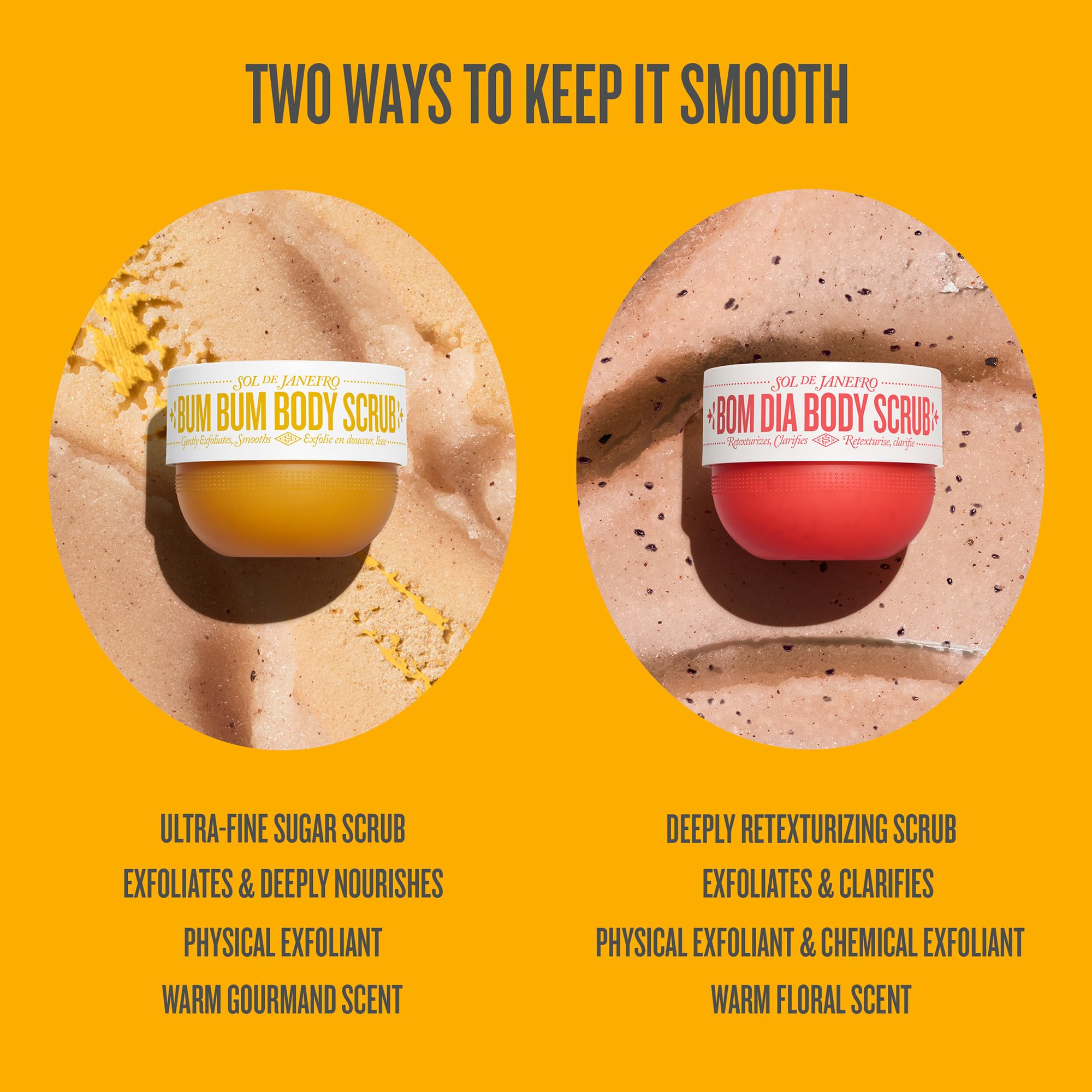 Guaraná and coconut oil blend visible in Sol de Janeiro Bum Bum Scrub