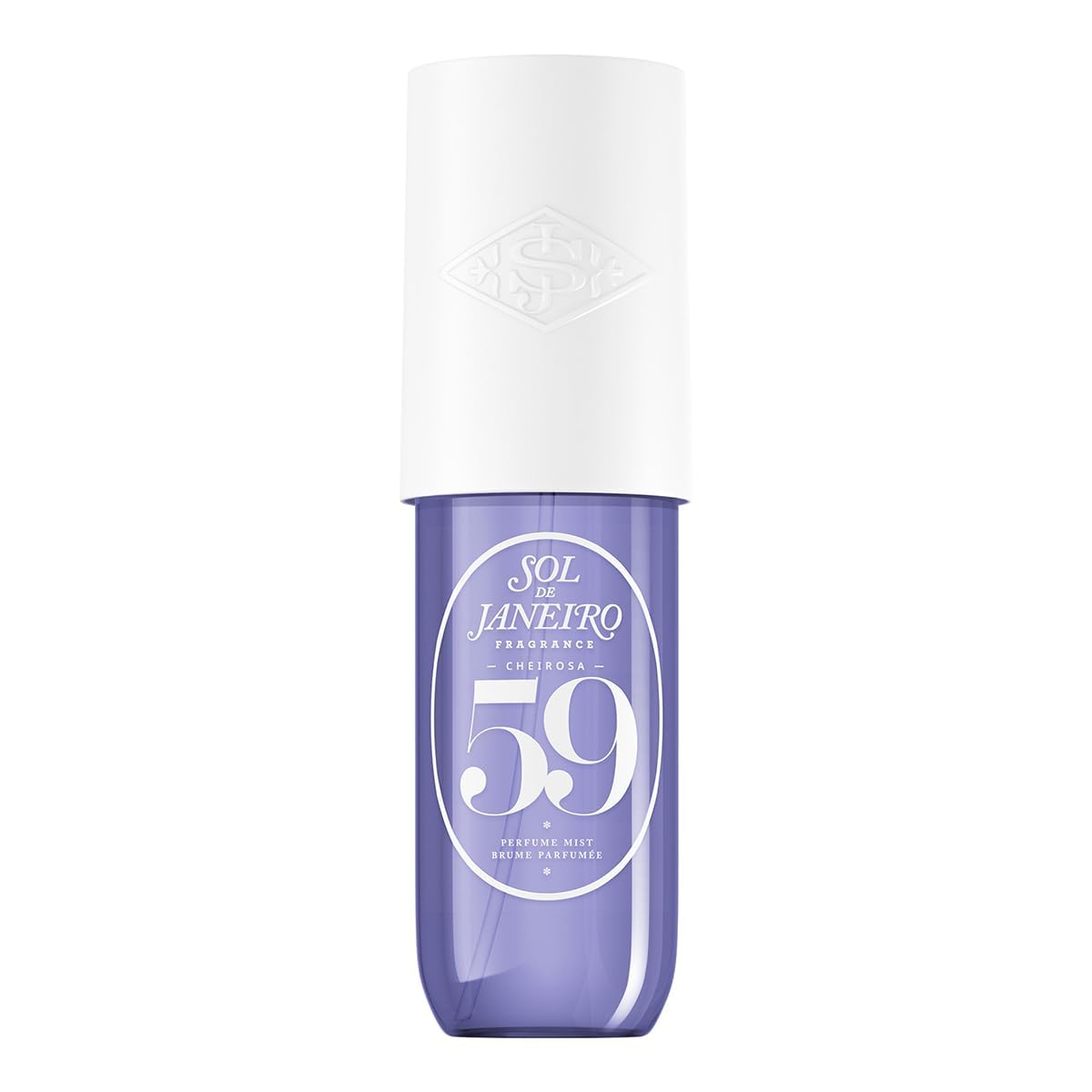 Sol de Janeiro Cheirosa 59 bottle front, premium packaging visible for brand recognition.