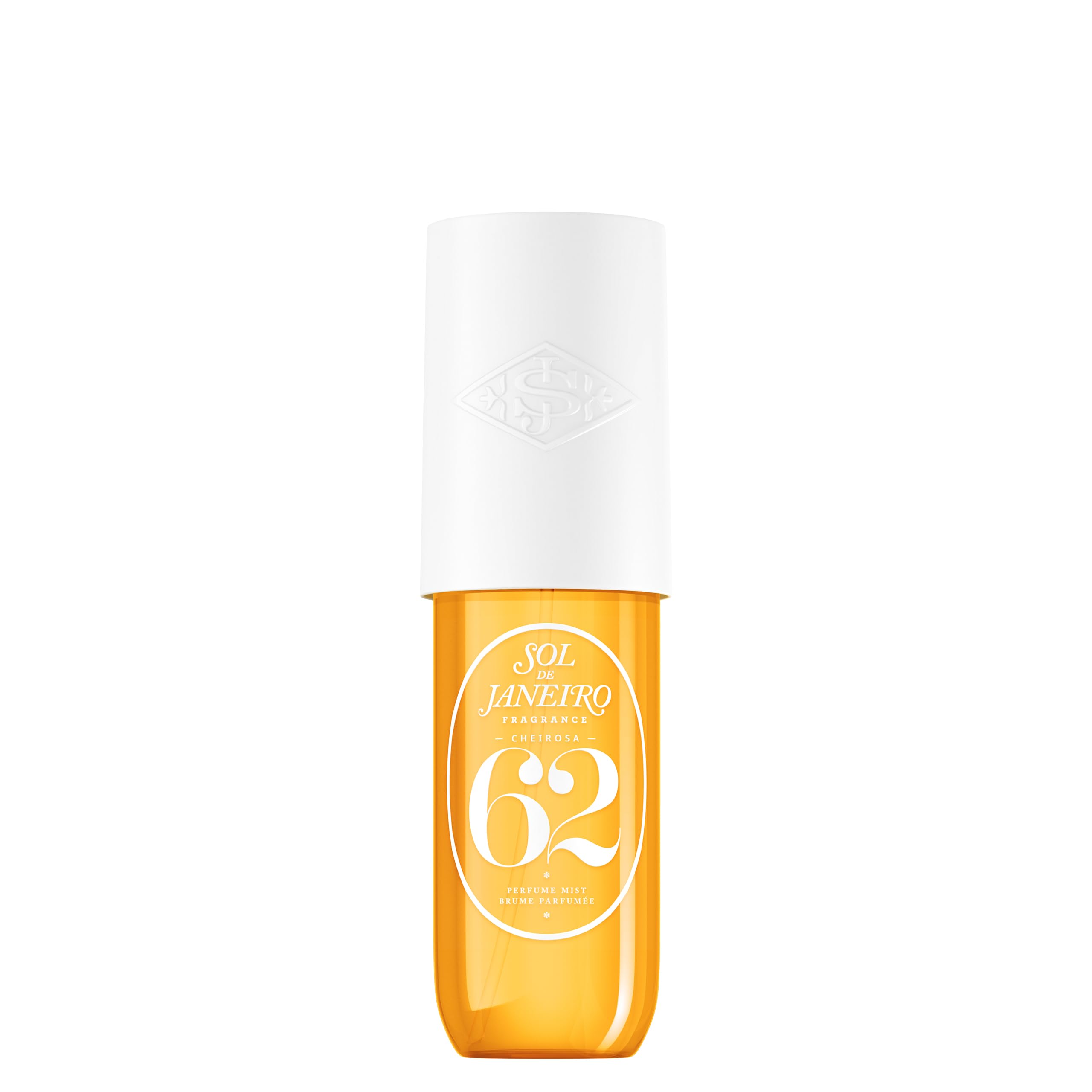Sol de Janeiro Cheirosa 62 travel size mist bottle for on-the-go refresh.