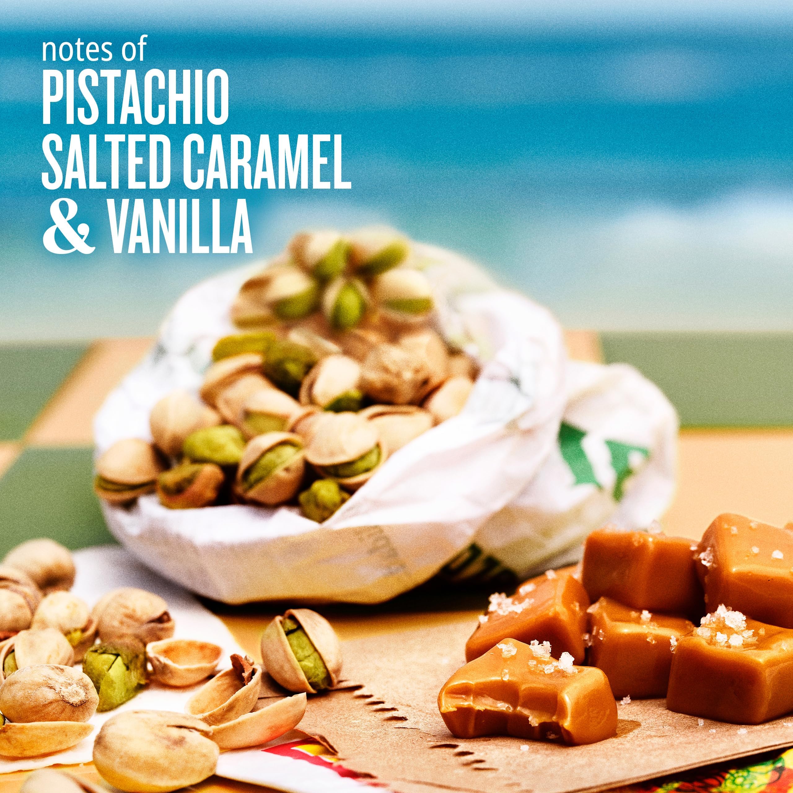 Sol de Janeiro Cheirosa 62 vanilla note with pistachio and caramel nuance.