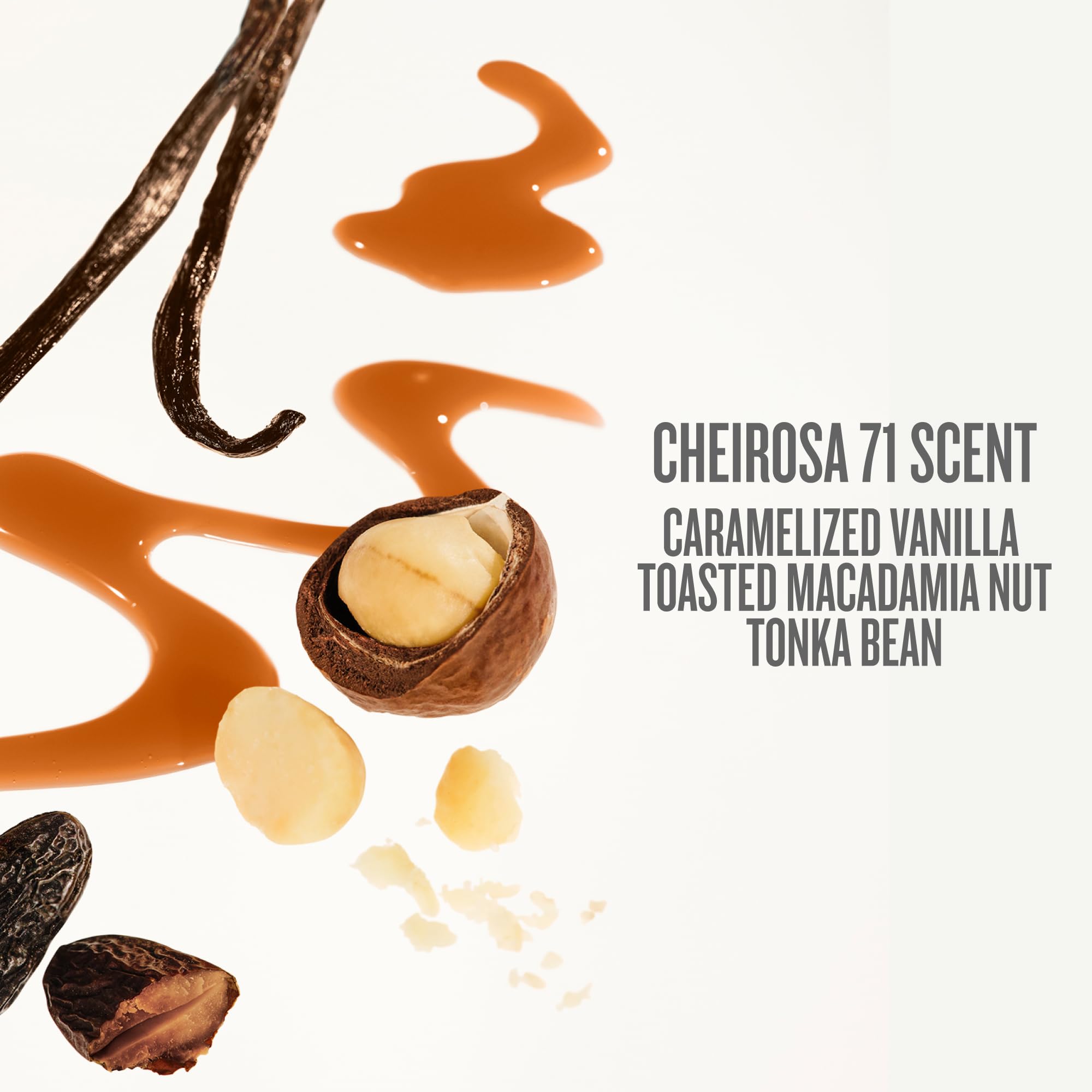 Sol de Janeiro Cheirosa '71 vanilla caramel notes evoke cozy warmth on skin.