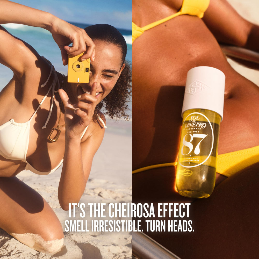 Sol de Janeiro Cheirosa 87 Rio Radiance hair and body scent on skin.