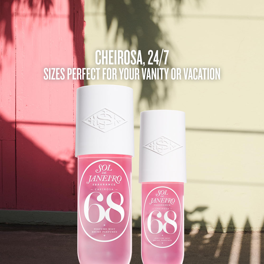 Sol de Janeiro Cheirosa mist 3 oz travel bottle for on-the-go refresh.