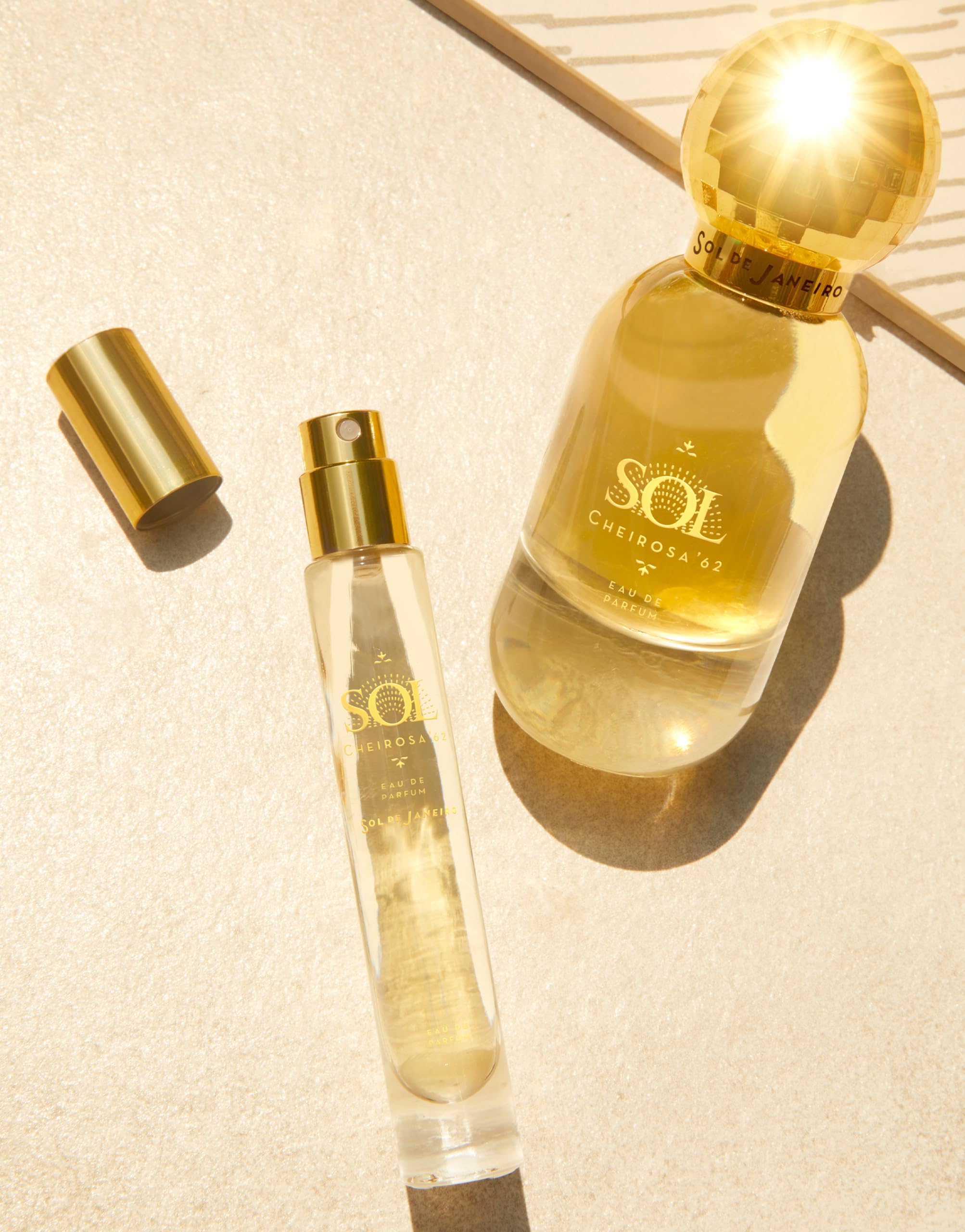 Sol de Janeiro Cheirosa 62 front view highlighting iconic fragrance energy