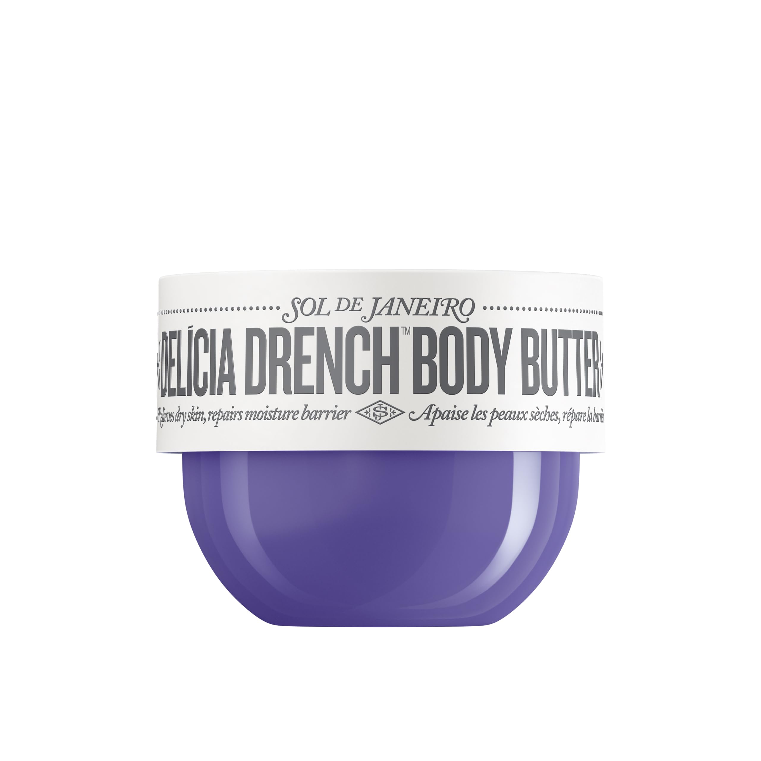 Sol de Janeiro Delicia Drench butter jar showing rich texture for deep hydration