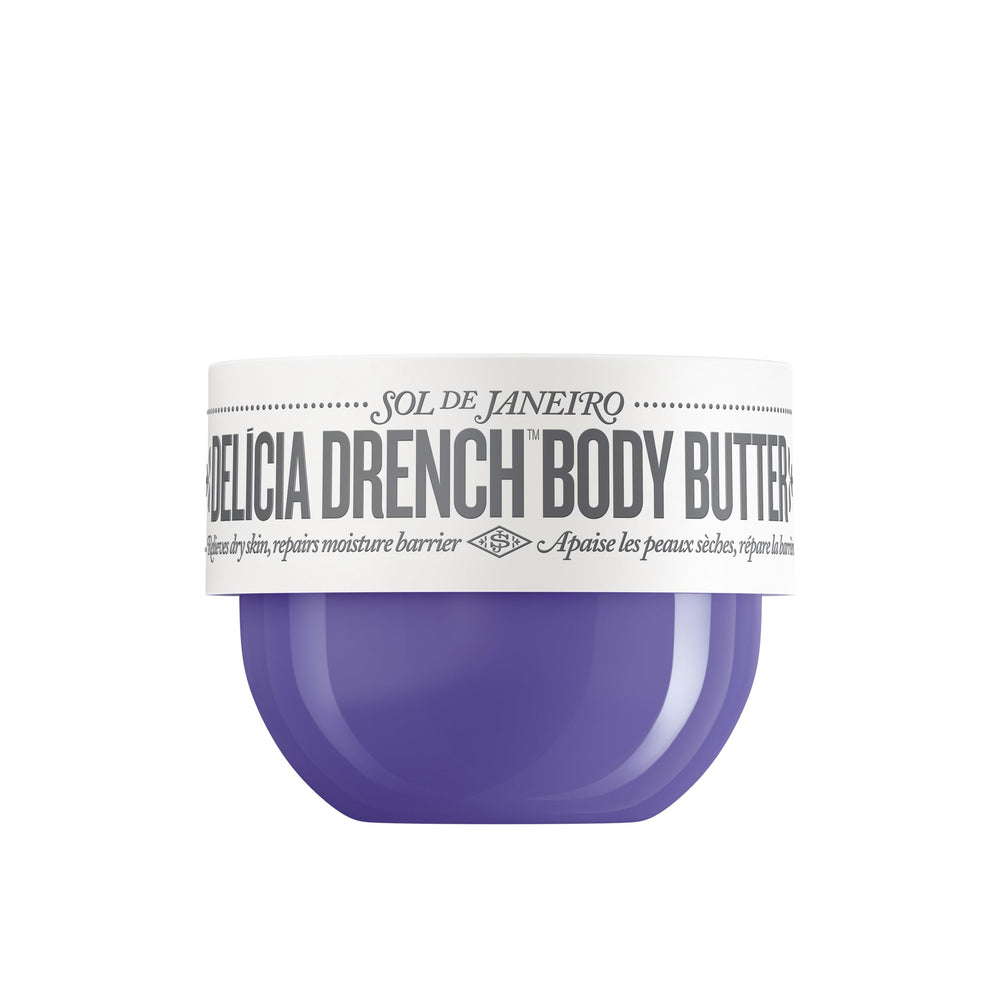 Sol de Janeiro Delicia Drench butter jar showing rich texture for deep hydration