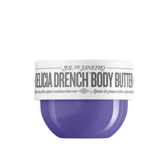 Sol de Janeiro Delicia Drench butter jar showing rich texture for deep hydration