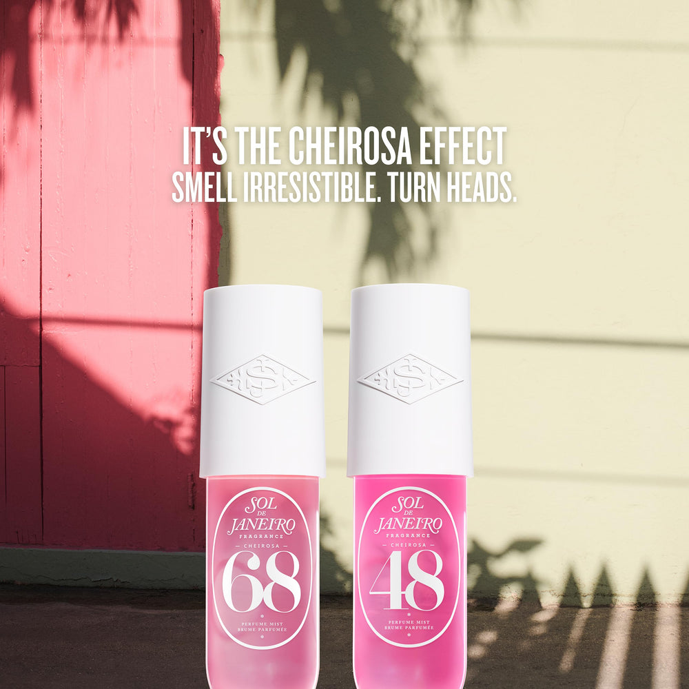 Fragrance mist on the skin sample to visualize quick touch-ups.