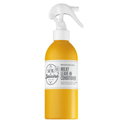 Sol de Janeiro Milky Leave-In Bottle ready for detangling and frizz control.