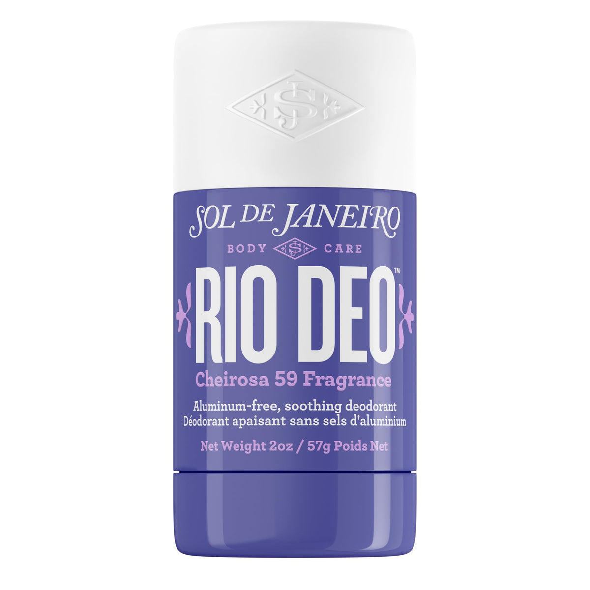 Sol de Janeiro Rio Cheirosa 59 desodorante sin aluminio en empaque recargable para uso diario