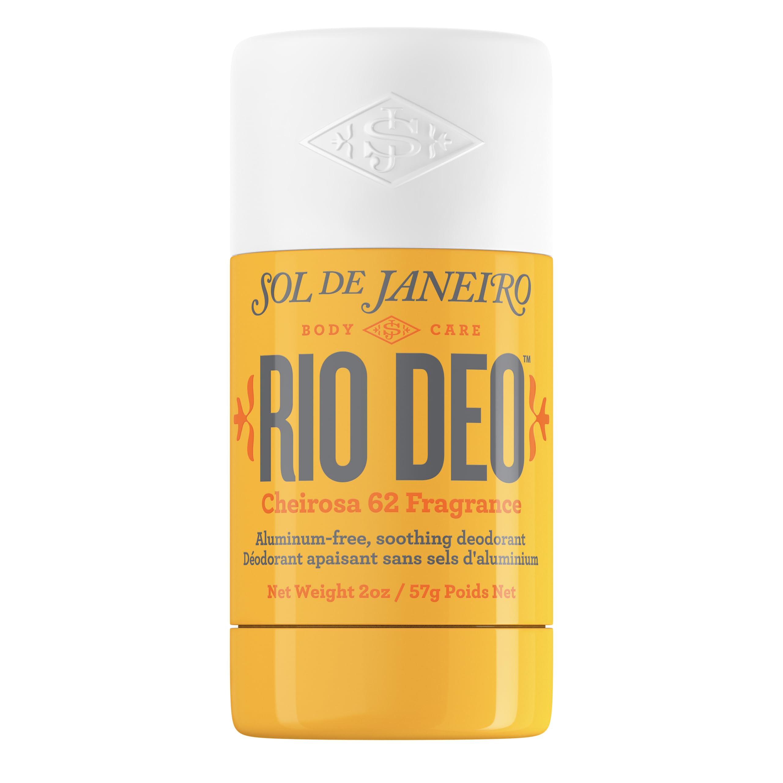 Sol de Janeiro Rio Deo Cheirosa ’62: botella fragancia para frescura duradera.