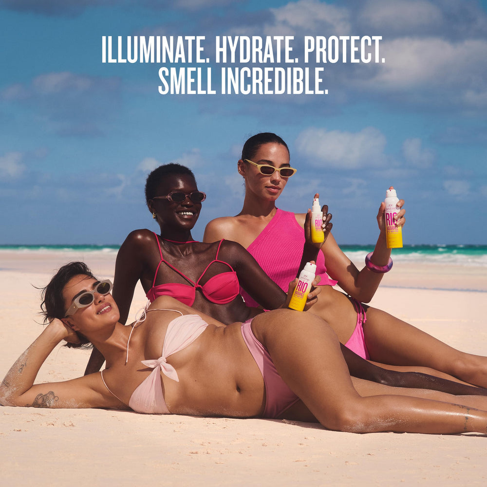 Sol de Janeiro Rio Radiance SPF50, agua de coco para hidratación ligera.