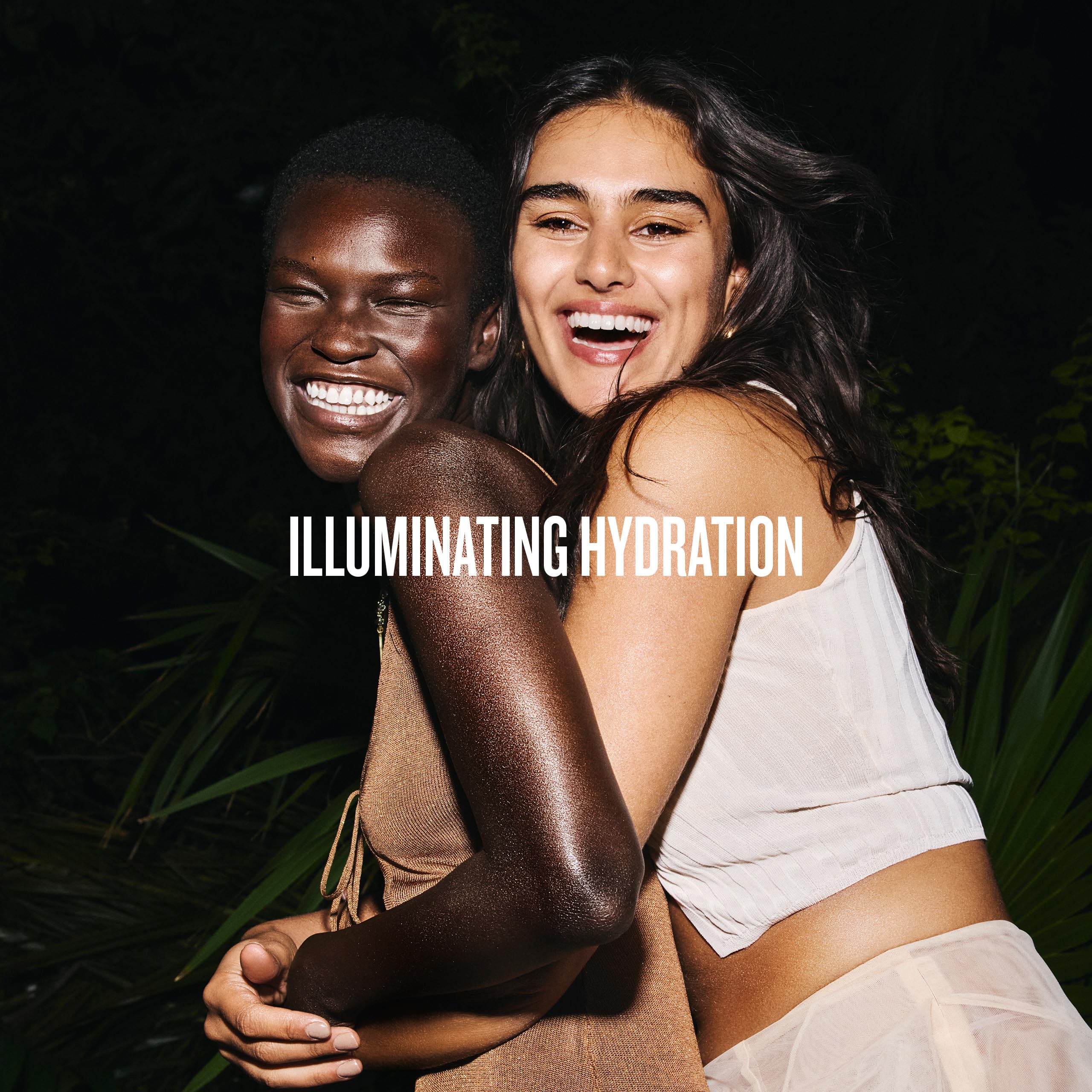 Sol de Janeiro shimmer on skin under natural light shows radiance depth.