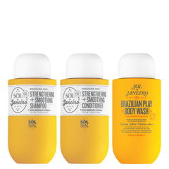 Sol de Janeiro Ultimate Shower Bundle travel-size packshot for on-the-go cleansing.