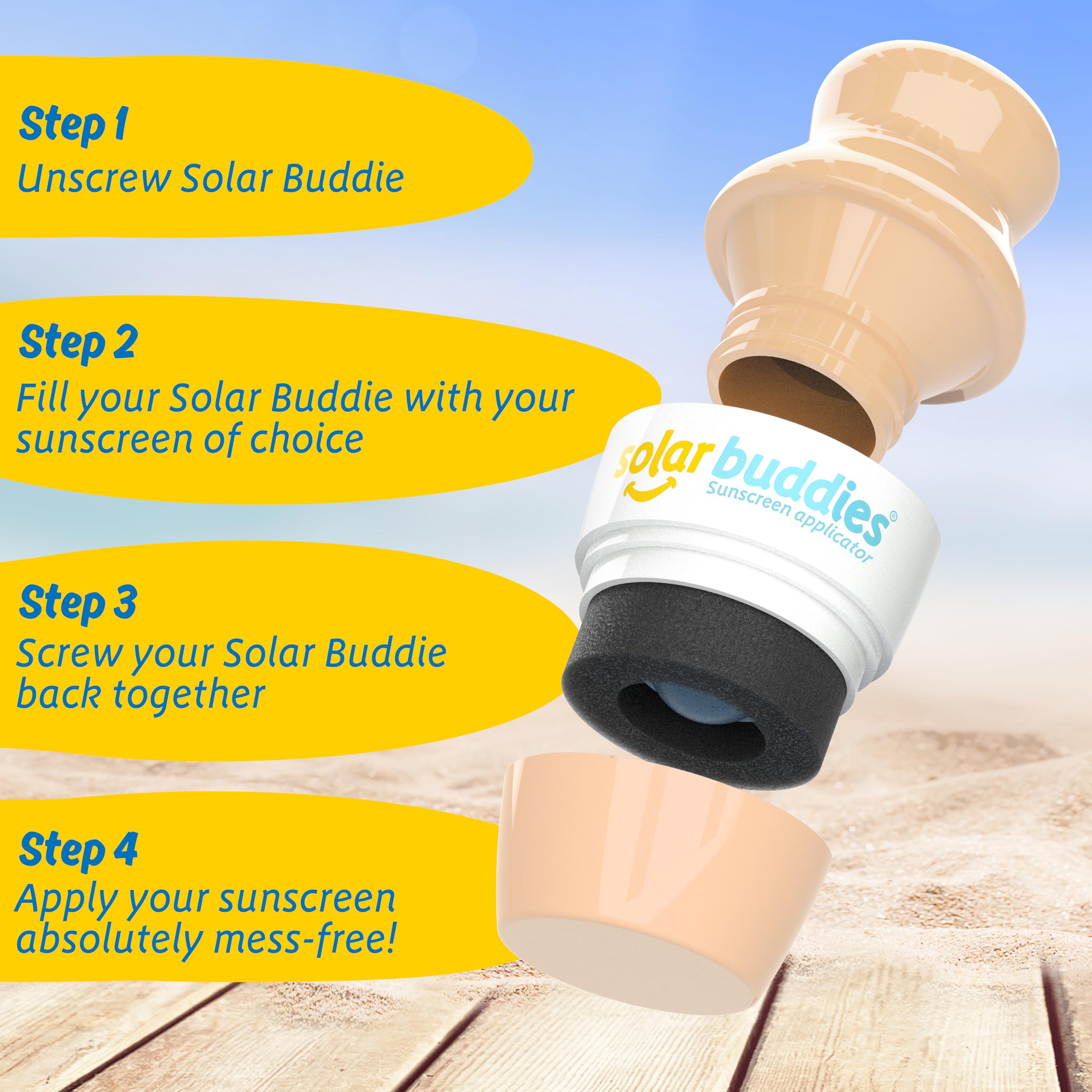 Solar Buddies: cabezales reemplazables para mayor durabilidad y reciclaje
