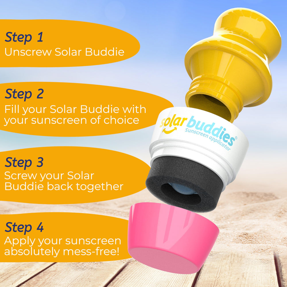 Tapa y piezas reutilizables de Solar Buddies para uso sostenible