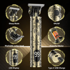 Solati hair clippers 10W motor delivering quiet, smooth clipping.