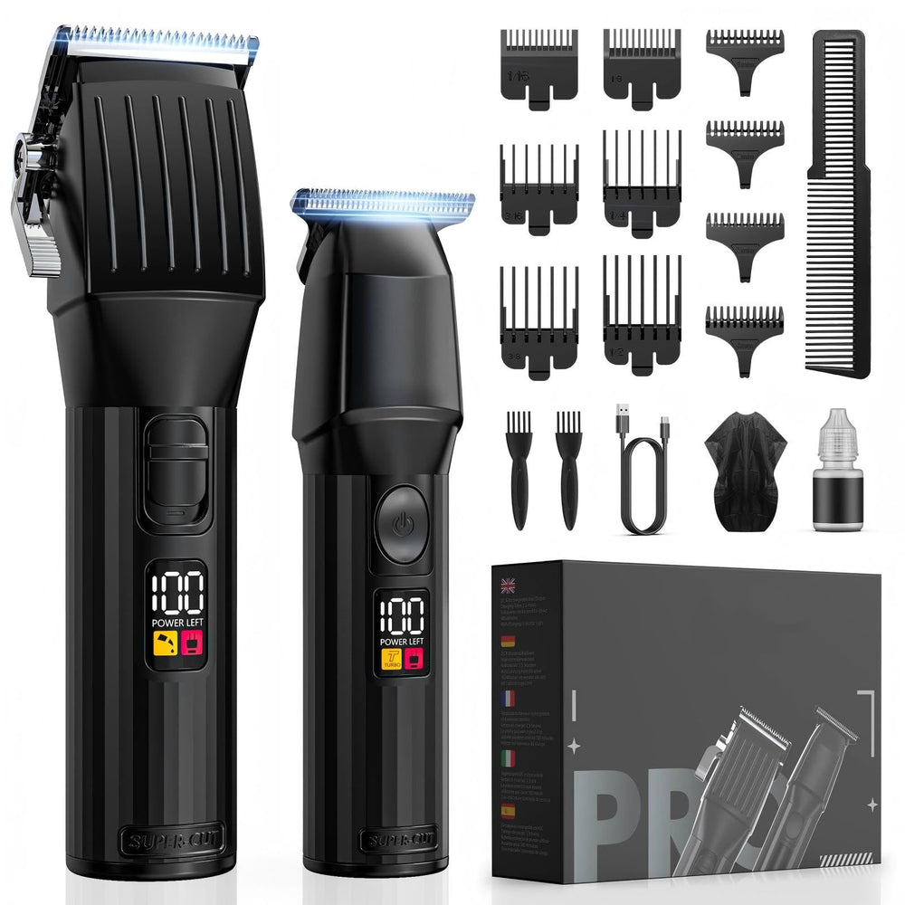 Solati professional clipper with LED display for easy battery checks during grooming