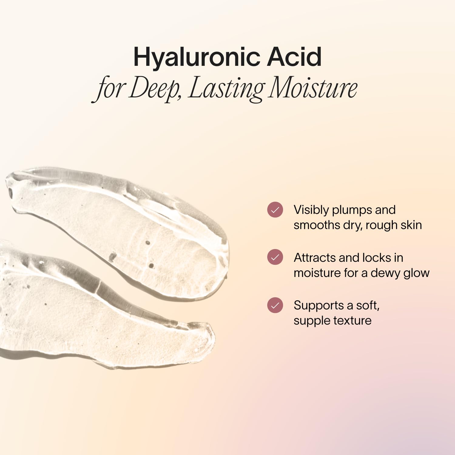 Solawave wand serum peptide support for a refined texture.