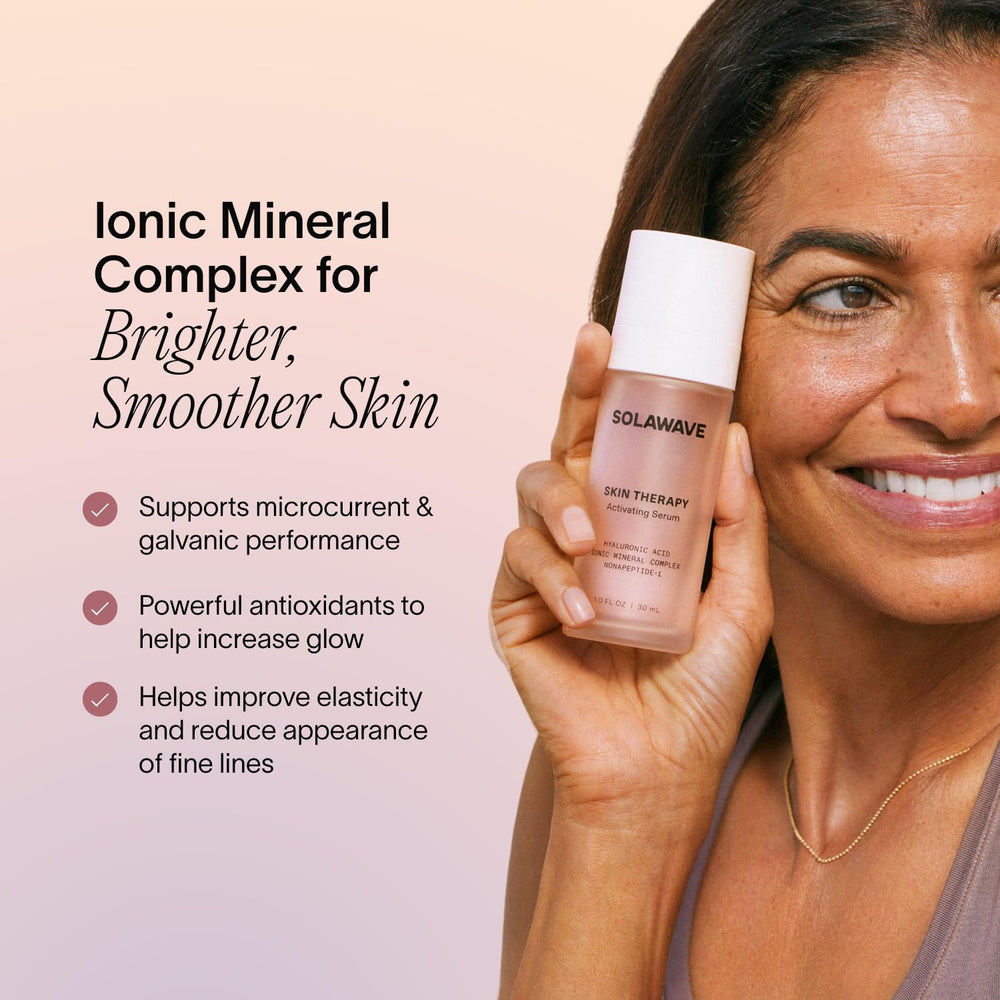 Solawave wand serum vegan and dermatologist-tested for sensitive skin.