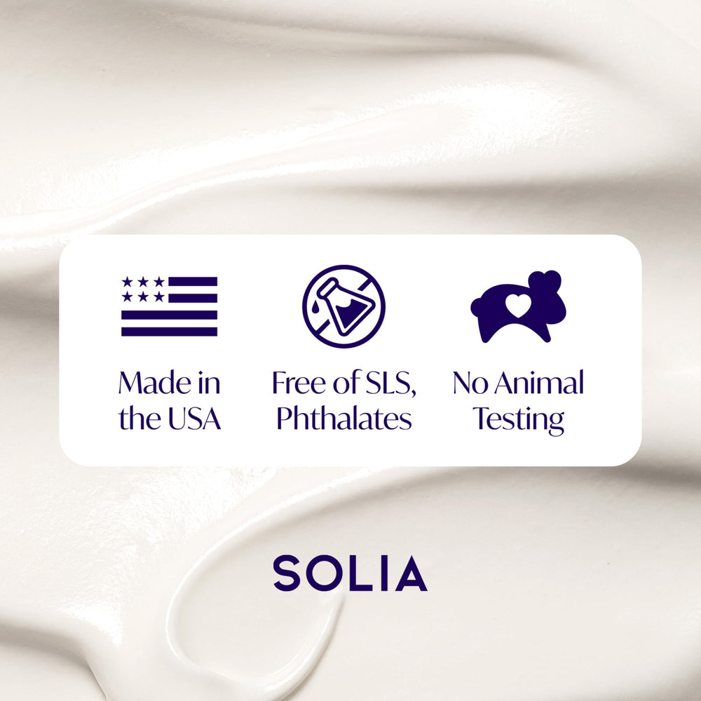 Solia Magnesium Sleep Cream, uso nocturno, infunde calma y suavidad.