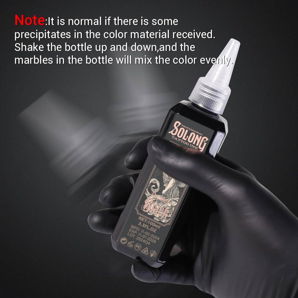 Solong tinta para líneas nítidas y sombras intensas.