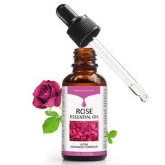 SOLOTREE aceite de rosa frasco 30ml, hidratación suave para pieles sensibles.