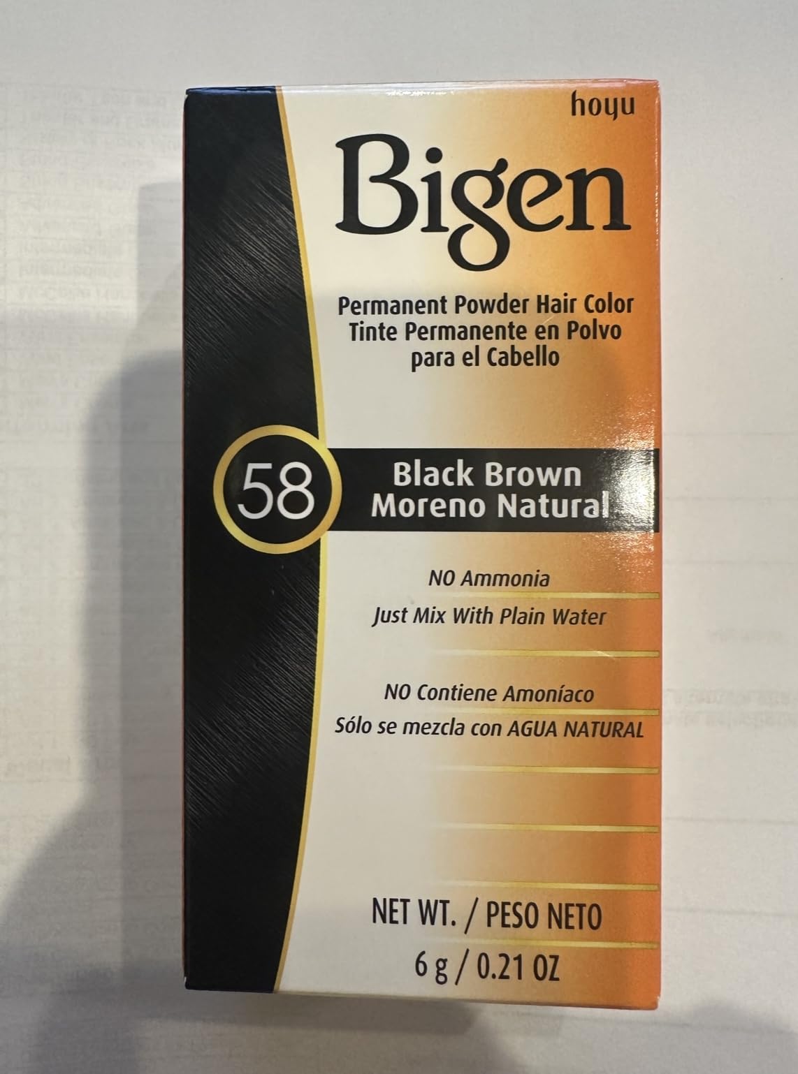 Solstice Bigen permanent powder color box for home use with long-lasting results
