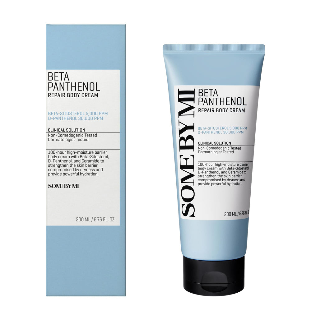 SOME BY MI Beta-Pantenol Repair Body Cream, rutina diaria; piel suave y cómoda.