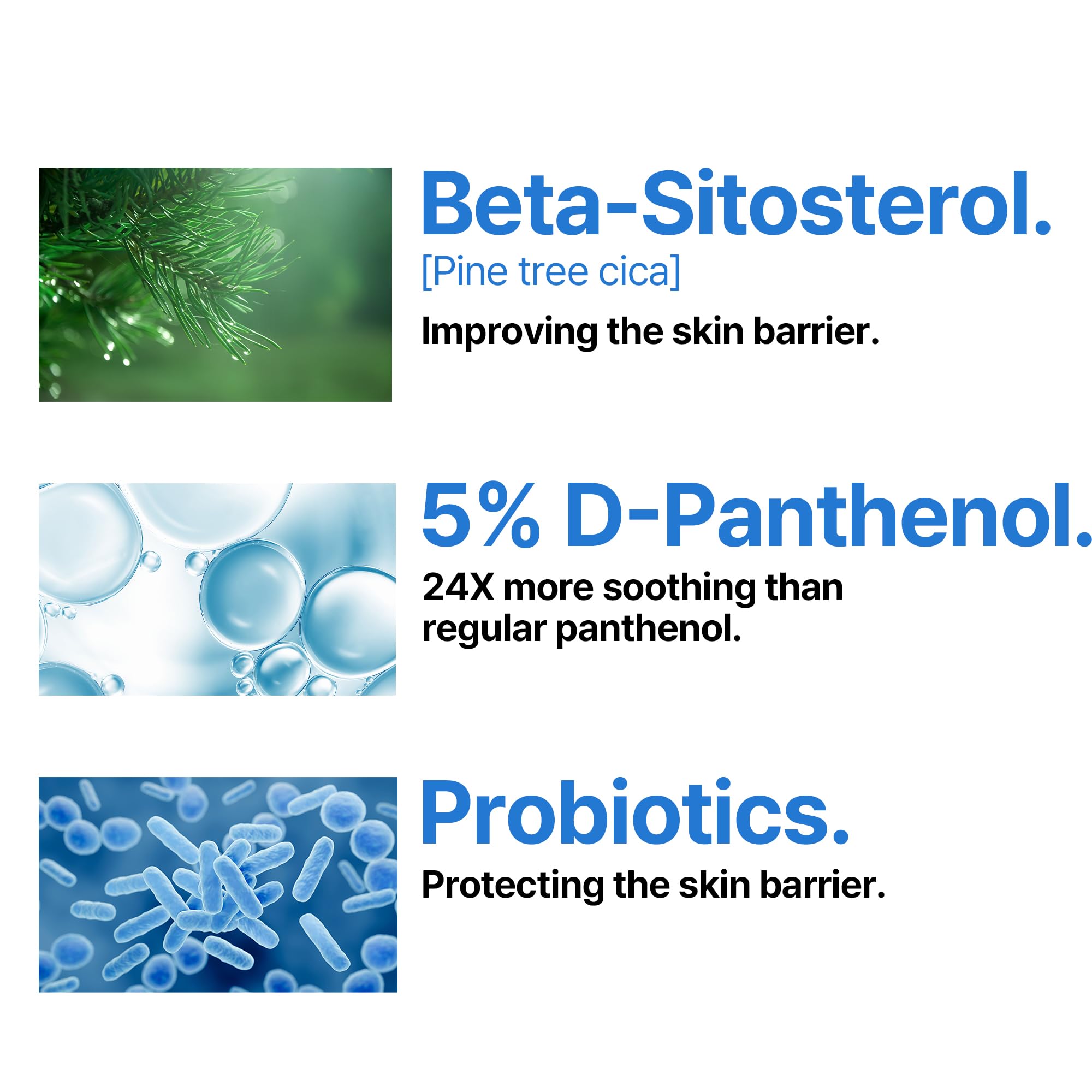SOME BY MI Beta-Panthenol Repair Cream on hand demonstrates gentle, even spread.