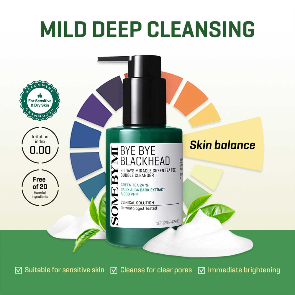 SOME BY MI Bye Bye Blackhead presenta textura espumosa para limpieza diaria