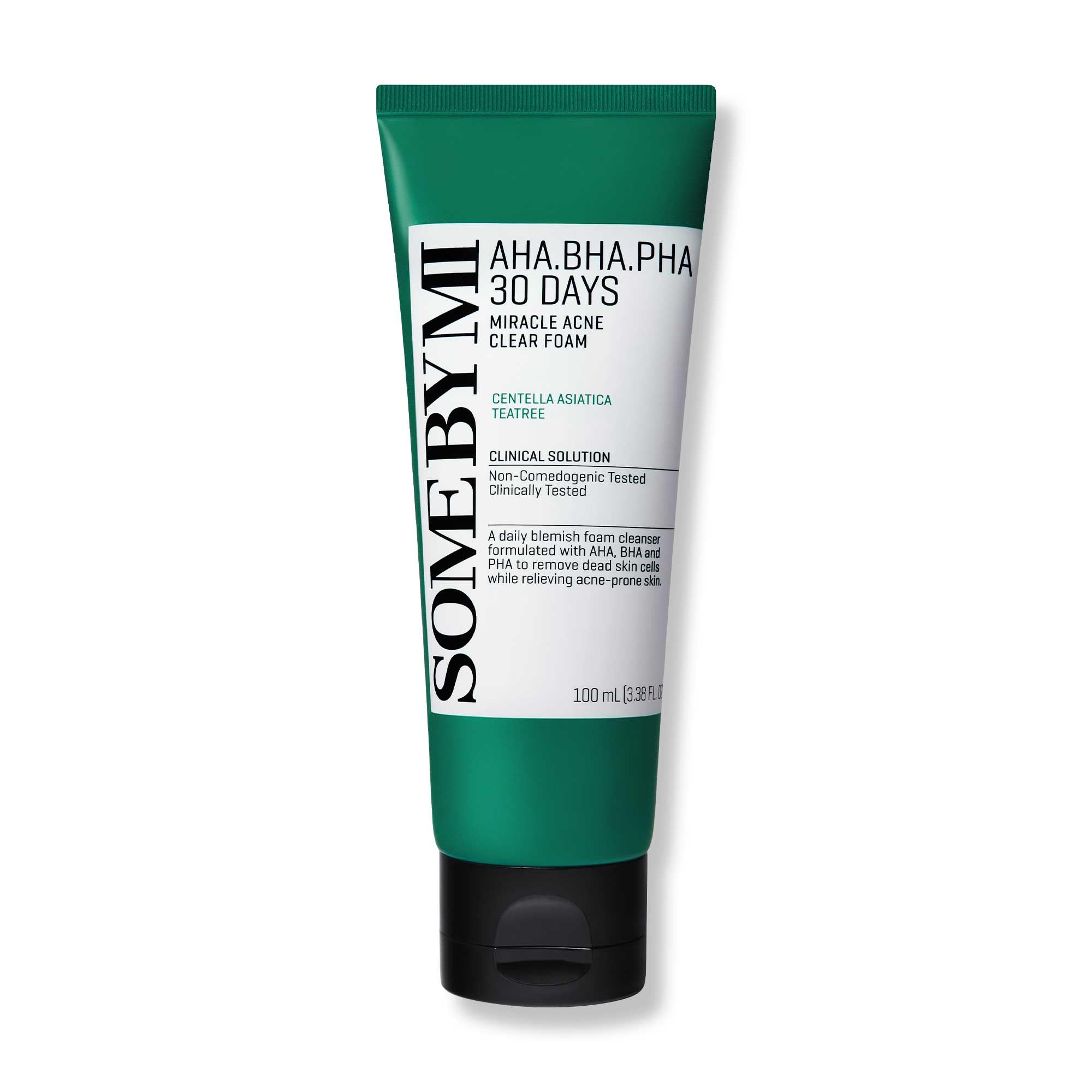 SOME BY MI Miracle Clear Foam: botella elegante para limpieza suave diaria.