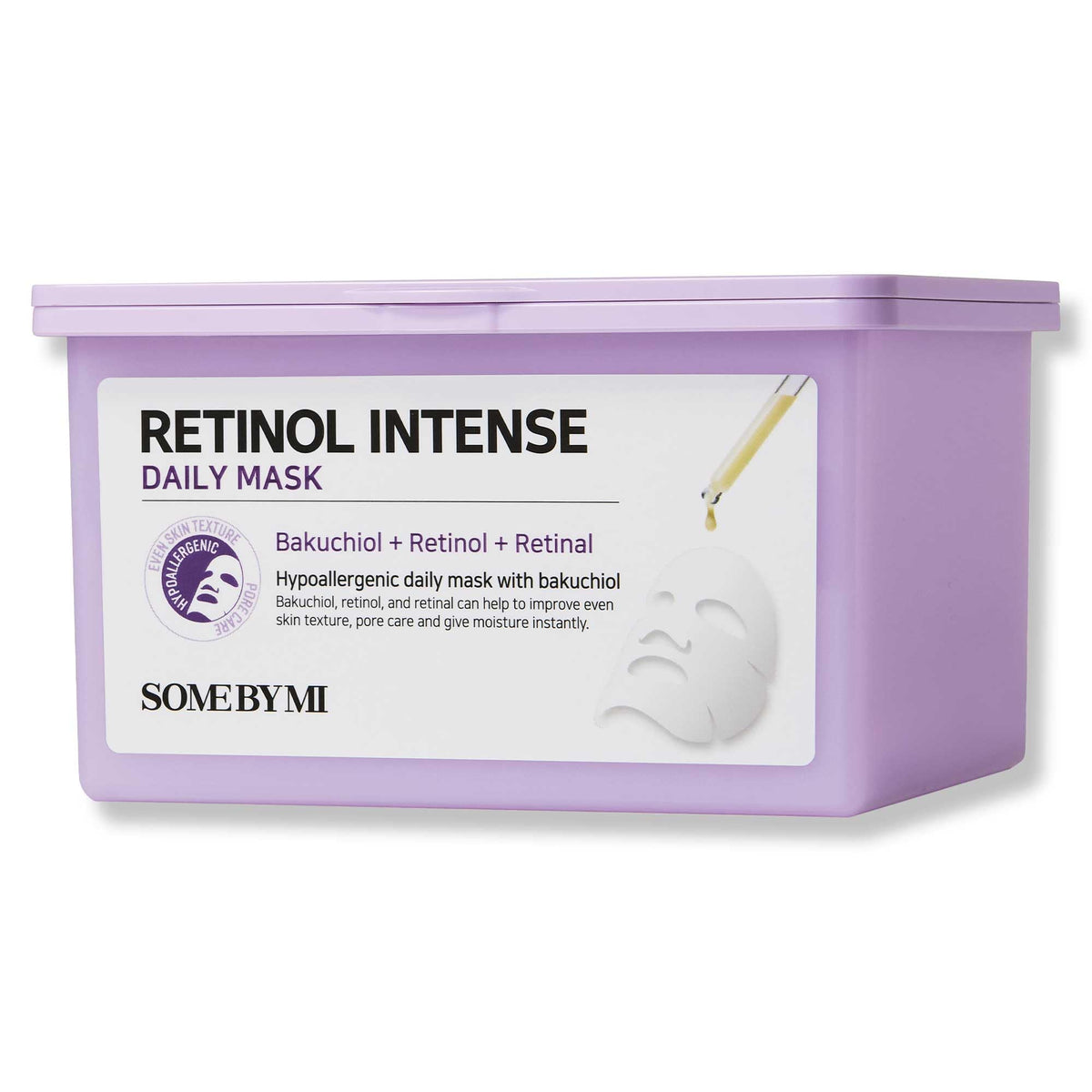 SOME BY MI mascarilla diaria con retinol intenso, empaque a la vista