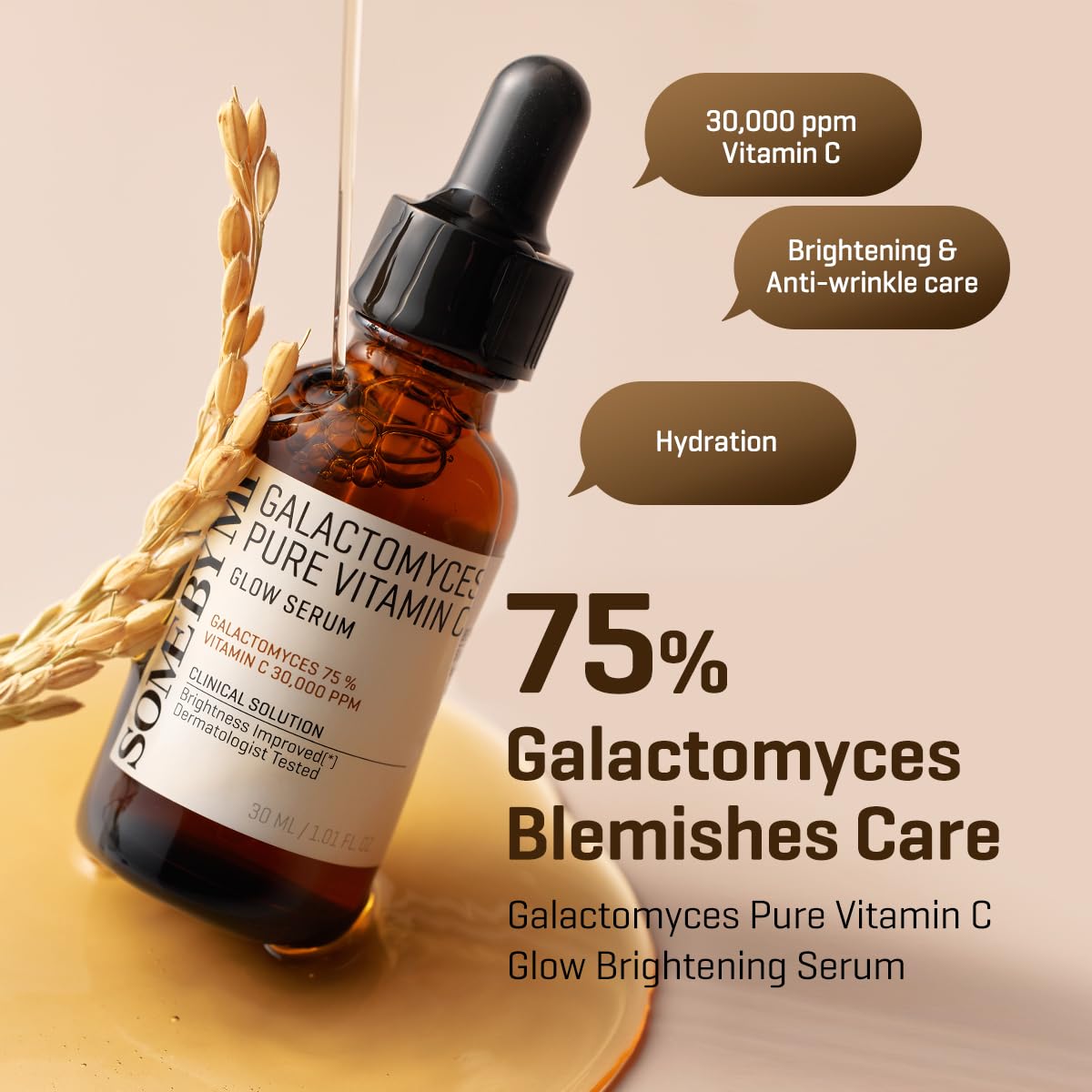 SOME BY MI Suero Galactomyces, cuidado suave ante irritación y estrés ambiental