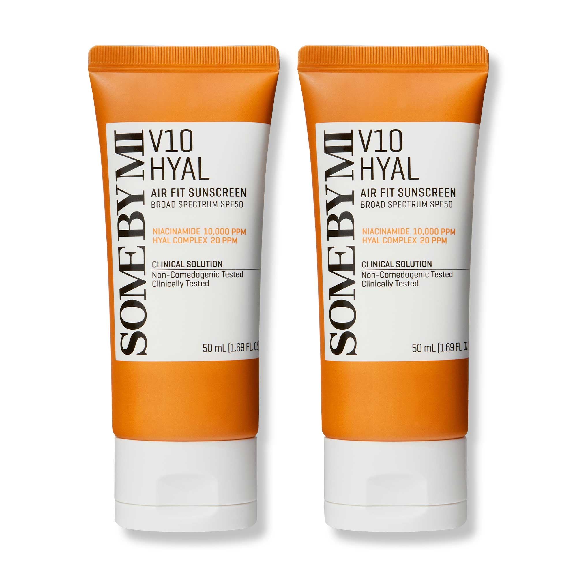 SOME BY MI V10 Hyal Air Fit Sunscreen bottle for easy daily application.