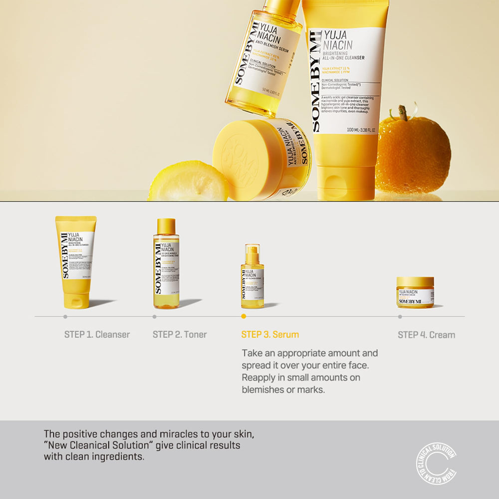 SOME BY MI Yuja Niacin Serum: brillo de piel y tono más uniforme con uso regular