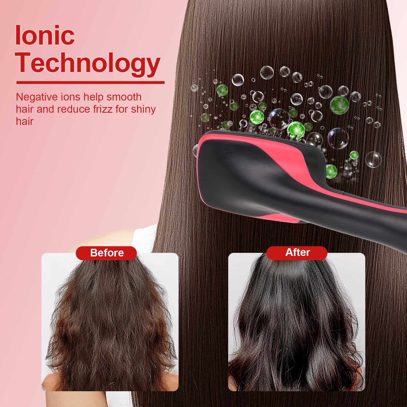 Sonew Ionic smoothing feature reduces frizz and adds shine
