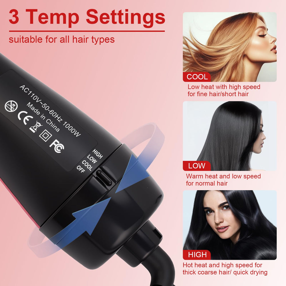 Sonew Three temperature settings for versatile styling options