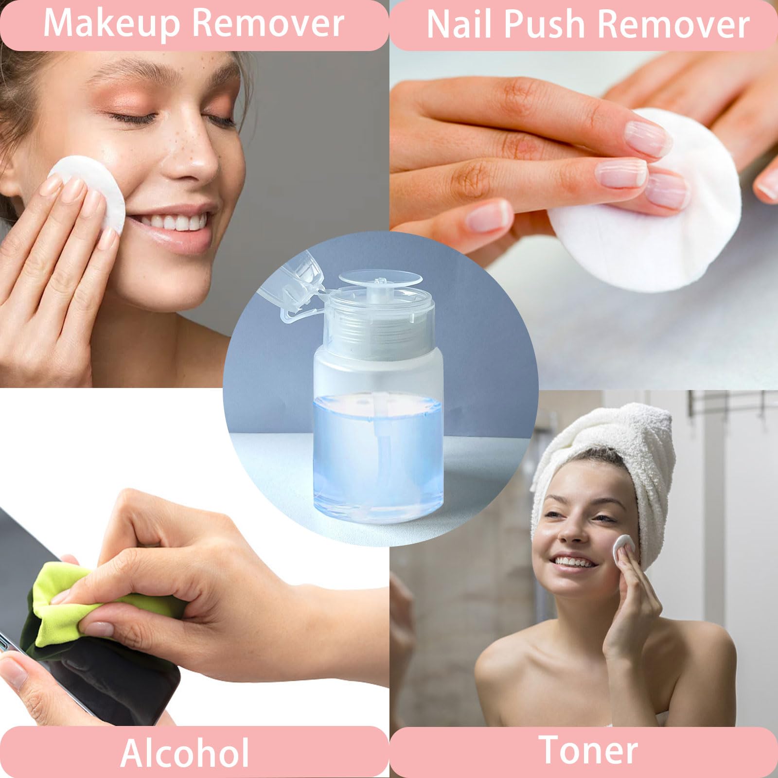 Sonfon compact travel-size bottles ideal for on-the-go beauty routines.