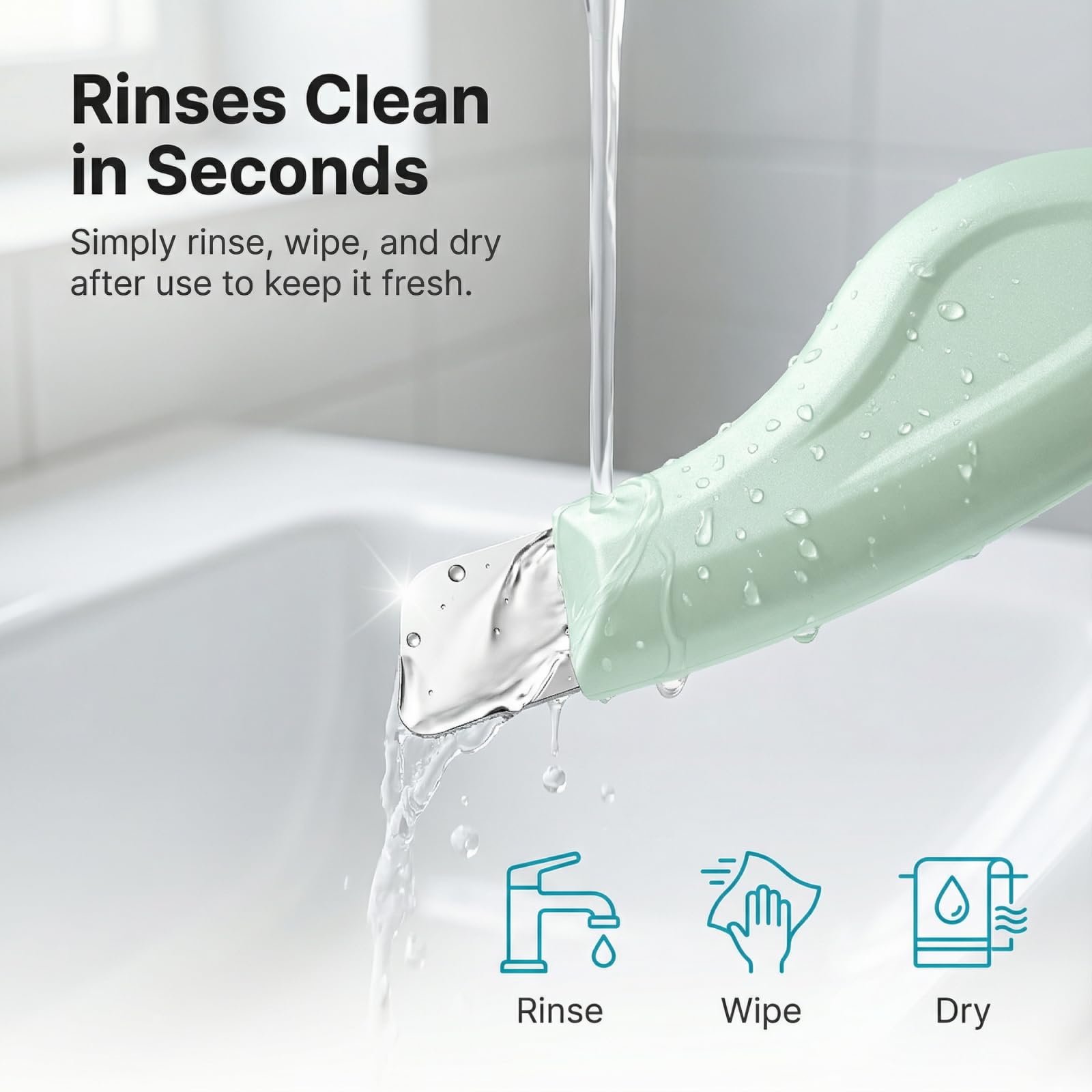 Compact design for easy storage and quick access during routines.