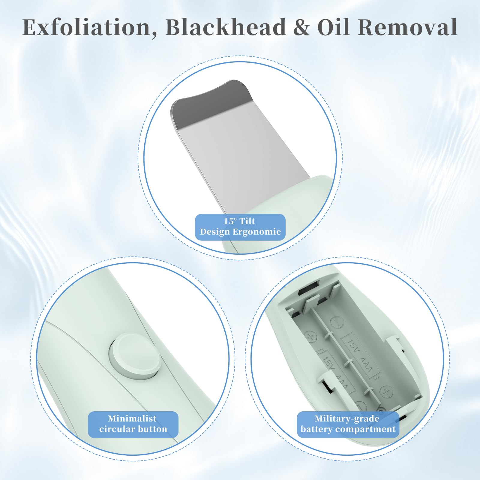 Sookga dual-mode vibration device switches manual and electric cleansing