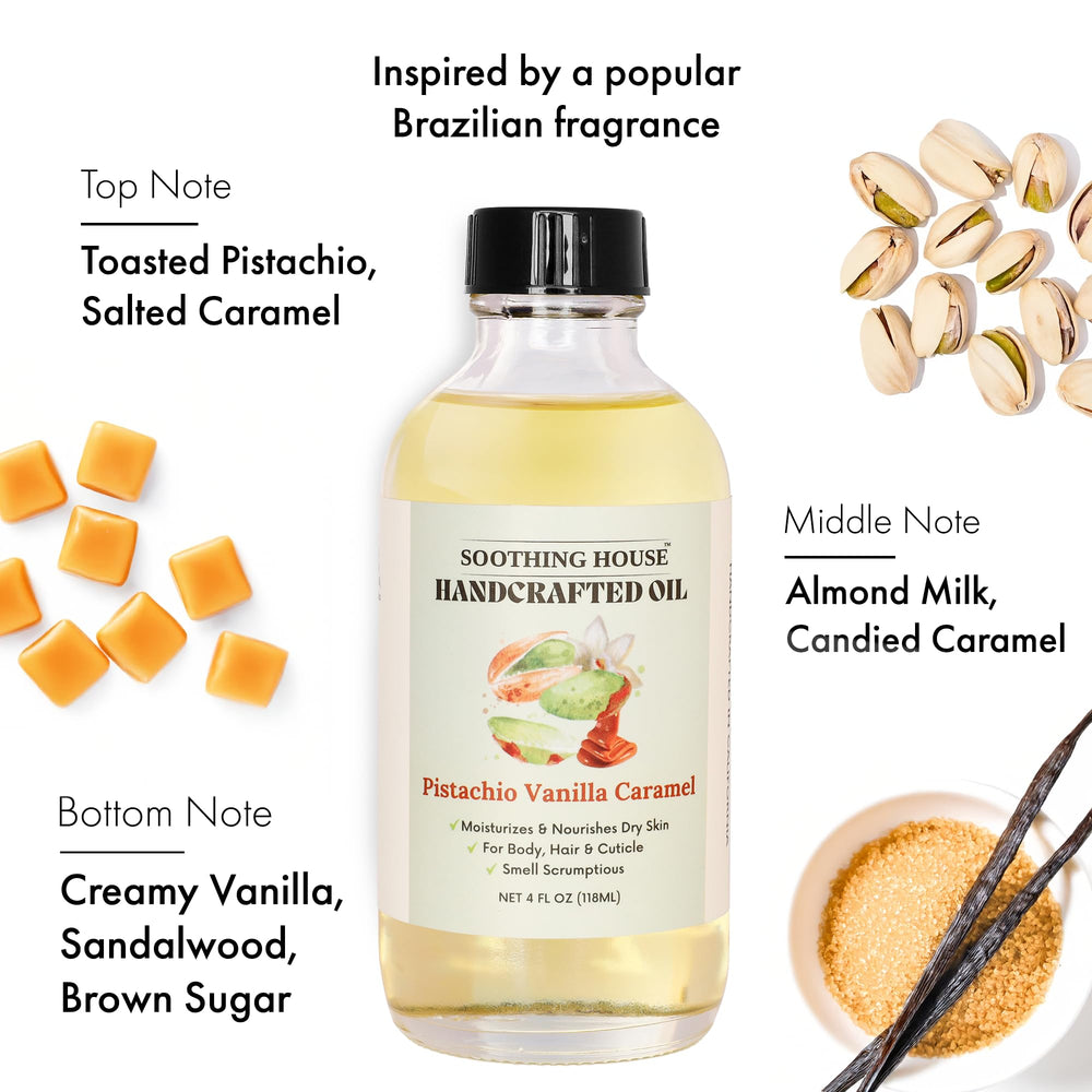 Soothing House body oil application closeup highlights quick absorption