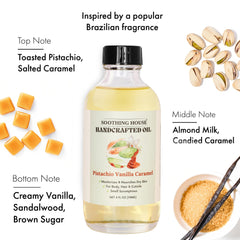 Soothing House body oil application closeup highlights quick absorption