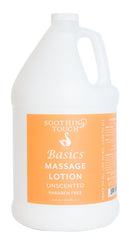 Soothing Touch Basics Lotion 1 gallon for smooth massage sessions