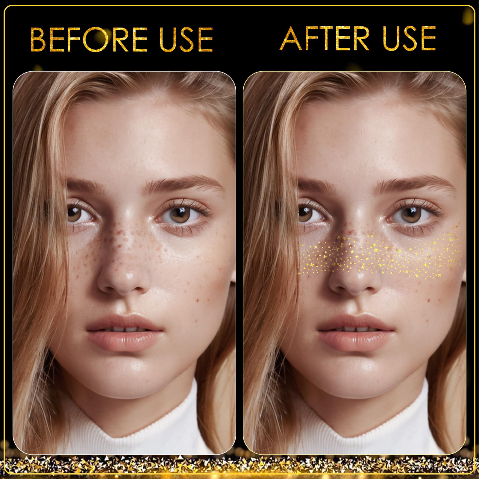 SOOVSY brillos para fiesta y festival que realzan tu maquillaje.