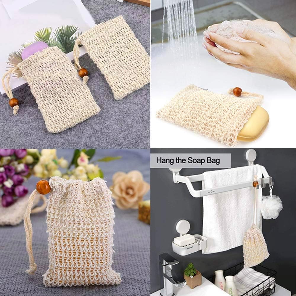 Sopurrrdy eco-friendly soap bag reduces waste with reusable materials.